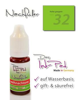 LaCreativ Nachfüller 10ml in grasgrün für Das Ink-Pad - Stempelkissen