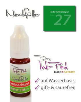 LaCreativ Nachfüller 10ml in weihnachtsgrün für Das Ink-Pad - Stempelkissen