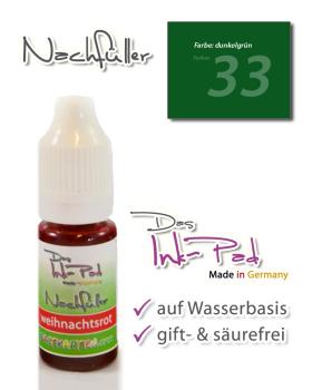 LaCreativ Nachfüller 10ml in dunkelgrün für Das Ink-Pad - Stempelkissen