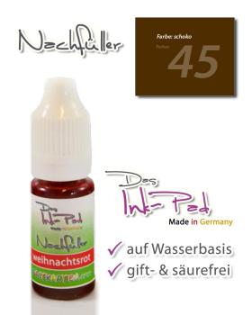 LaCreativ Nachfüller 10ml in schoko für Das Ink-Pad - Stempelkissen