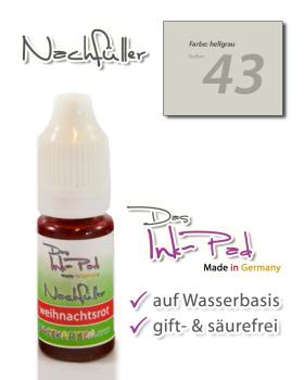 LaCreativ Nachfüller 10ml in hellgrau für Das Ink-Pad - Stempelkissen