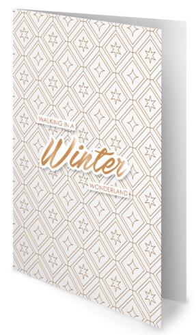 Preview: Studio Light - Foliertes Papier "Bronze Christmas" Foiled Cards Paper Pad 10,8x14cm - 24 Bogen