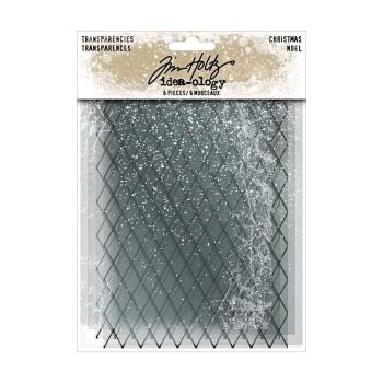 Tim Holtz - Idea Ology - Transparentpapier "Christmas" Transparencies Paper Pack - 6 Bogen 