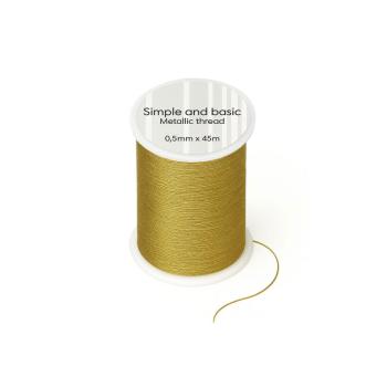 Simple and Basic - Garn "Gold" Metallic Thread 45m
