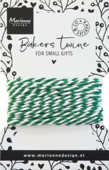 Marianne Design - Garn "Green/White" Bakers Twine 5m