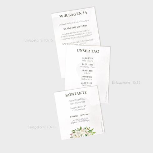 Preview: Einlegekarte "Antique White" 10x13