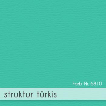 Trippelkarte - Leporello 210g/m² DIN B6 3-Fach in struktur türkis
