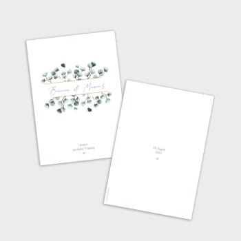 Preview: Umschlag Kirchenheft "Geometric Eukalyptus" A5