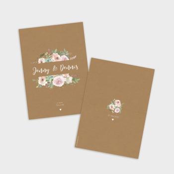 Preview: Umschlag Kirchenheft "Kraft White Roses" A5
