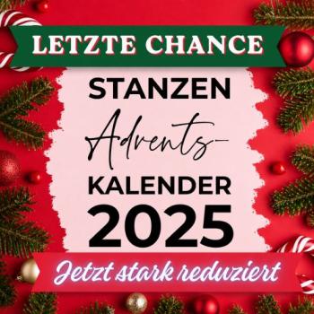 Preview: Kulricke Adventskalender STANZEN - 2025 