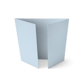 Altarfalz-Karte quadratisch (14,8x14,8cm) 240g/m² in hellblau