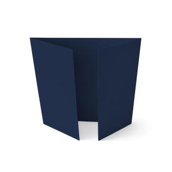 Altarfalz-Karte quadratisch (14,8x14,8cm) 240g/m² in nachtblau