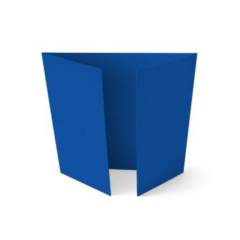 Altarfalz-Karte quadratisch (14,8x14,8cm) 220g/m² in royalblau