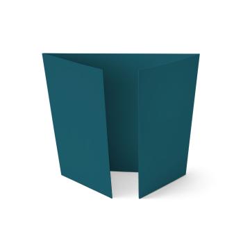 Altarfalz-Karte quadratisch (14,8x14,8cm) 225g/m² in tiefseeblau