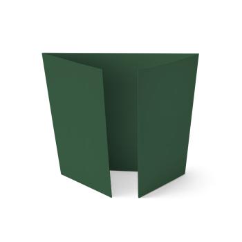Altarfalz-Karte quadratisch (14,8x14,8cm) 225g/m² in waldgrün