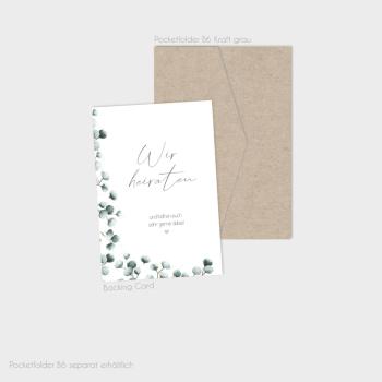 Backing-Card "Geometric Eukalyptus" 11x16