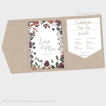 Preview: Backing-Card "Her Flowers" 11x16