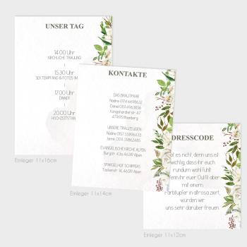 Preview: Einlegekarte "Antique White" 11x12