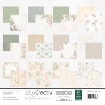 Preview: LaCreativ - Designpapier "Rosen und Eukalytus" Paper Pack 6x6" - 24 Bogen