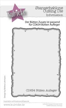 Preview: Kulricke Stanzschablone "Bütten Zusatz" Craft Die