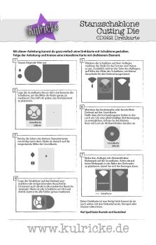 Preview: Kulricke Stanzschablone "Drehkarte inkl. Schablone" Craft Die 