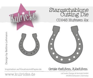Kulricke Stanzschablone "Hufeisen 2x" Craft Die 