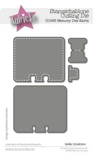 Kulricke Stanzschablone "Memory Dex Card" Craft Die