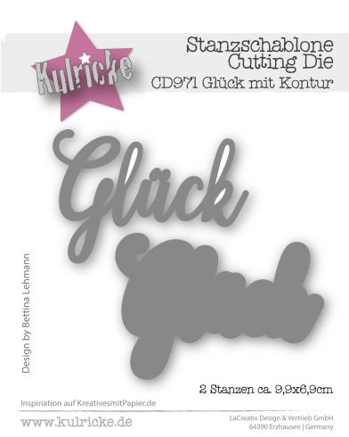 Kulricke Stanzschablone "Glück mit Schatten" Craft Die 