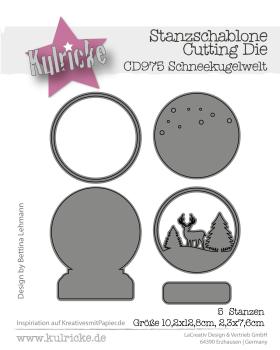 Kulricke Stanzschablone "Schneekugelwelt" Craft Die 