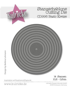 Kulricke Stanzschablone "Basic Kreise" Craft Die 