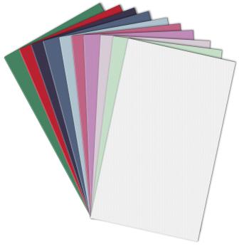 Farbkartonset 20 Bogen A4 "Struktur-Trendfarben 2019"