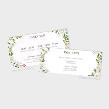 Preview: Einlegekarte "Antique White" 19,5x10