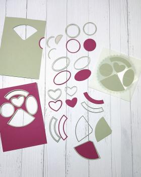 Preview: Kulricke Stanzschablone "Drehkarte inkl. Schablone" Craft Die 