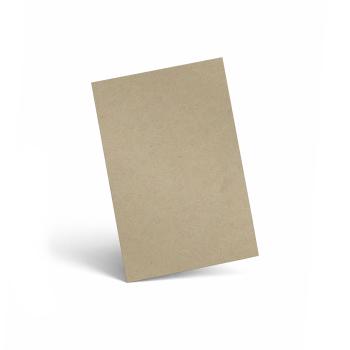 Karte - Einlegekarte DIN A6 220g/m² in kraft grau