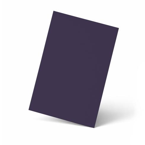 Karte - Einlegekarte DIN B6 225g/m² in aubergine