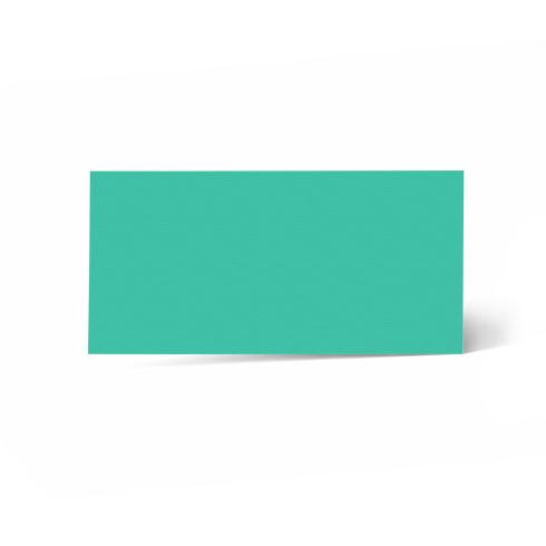 Karte - Einlegekarte DIN Lang 210g/m² in struktur türkis