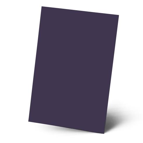 Karte - Einlegekarte DIN A5 225g/m² in aubergine