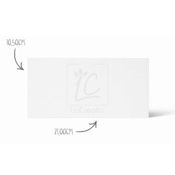 Preview: Karte - Einlegekarte DIN Lang 220g/m² in altrosa