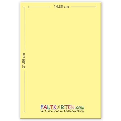 Karte - Einlegekarte DIN A5 220g/m² in eukalyptus
