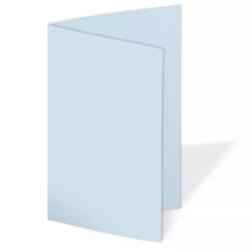 Doppelkarte - Faltkarte 240g/m² DIN A5 in hellblau