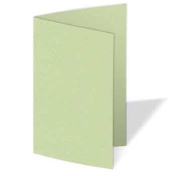 Doppelkarte - Faltkarte blanko 250g/m² DIN A6 in recycling kiwi