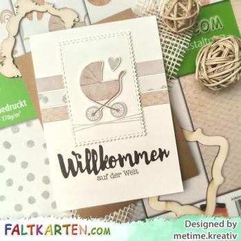 Preview: Designpapier 12"x12" 170gr "Baby Boho" 10 Bogen