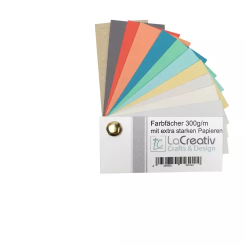 Farbfächer - Musterfächer "Glatte extra Starke 300g/m² Papiere"