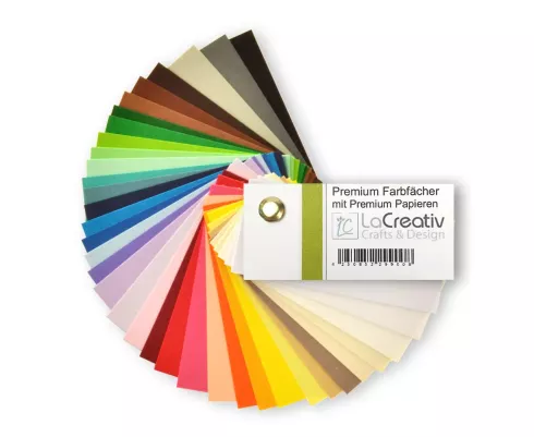 Farbfächer - Musterfächer glatte "Premium-Papiere" kostenlos