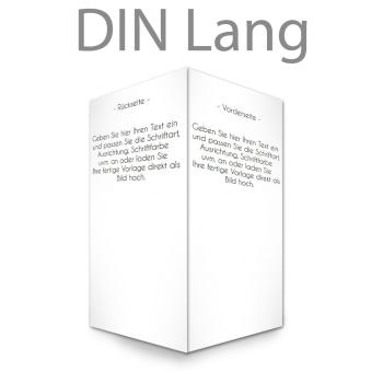 Klappkarte DIN Lang blanko 21x10,5cm (eigenes Design)