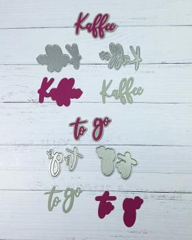 Preview: Kulricke Stanzschablone "Kaffee to Go" Craft Die 