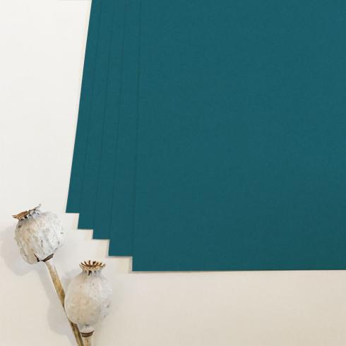 Preview: Cardstock "Premium" - Bastelpapier 225g/m² DIN A4 in tiefseeblau