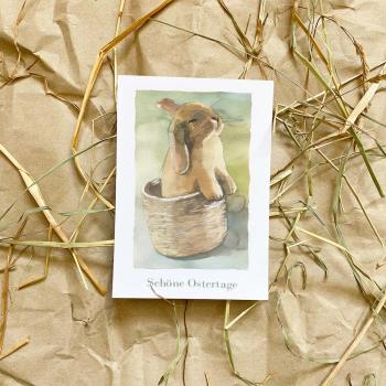 Preview: Ostergrußkarten-Bundle DIN A6 "Ostern Aquarell" | Grußkarten-Set | Postkarten | Ostergrüße