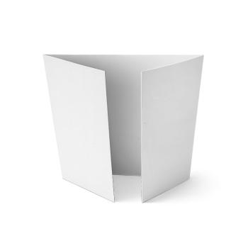 Altarfalz-Karte quadratisch (14,8x14,8cm) 220g/m² in kakao 15%