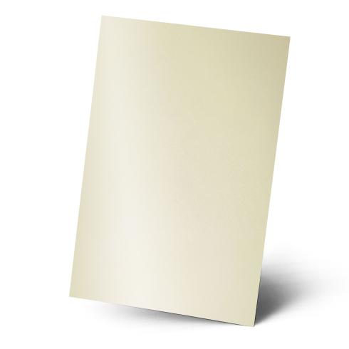 Karte - Einlegekarte DIN A5 250g/m² in metallic ivory
